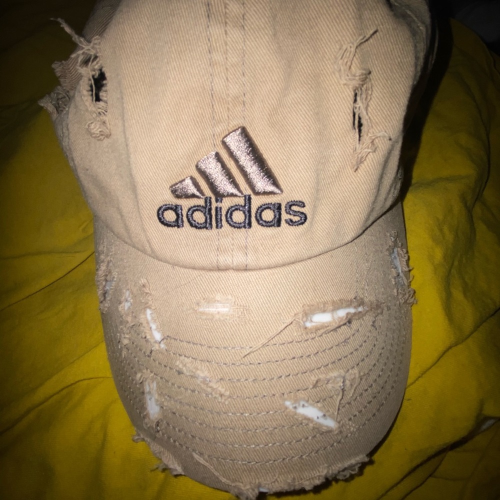 custom “distressed” adidas hat